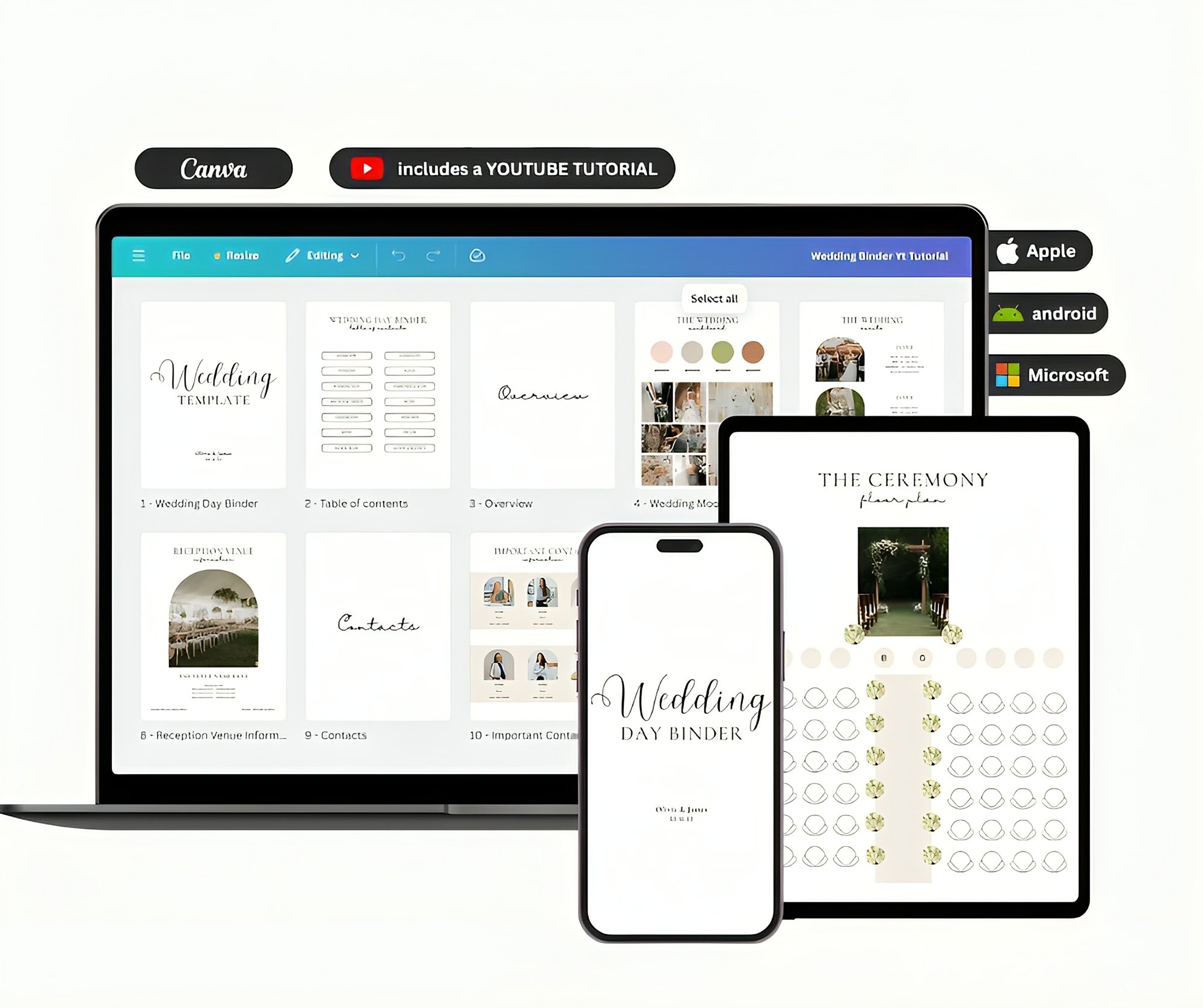Wedding Binder on all devices