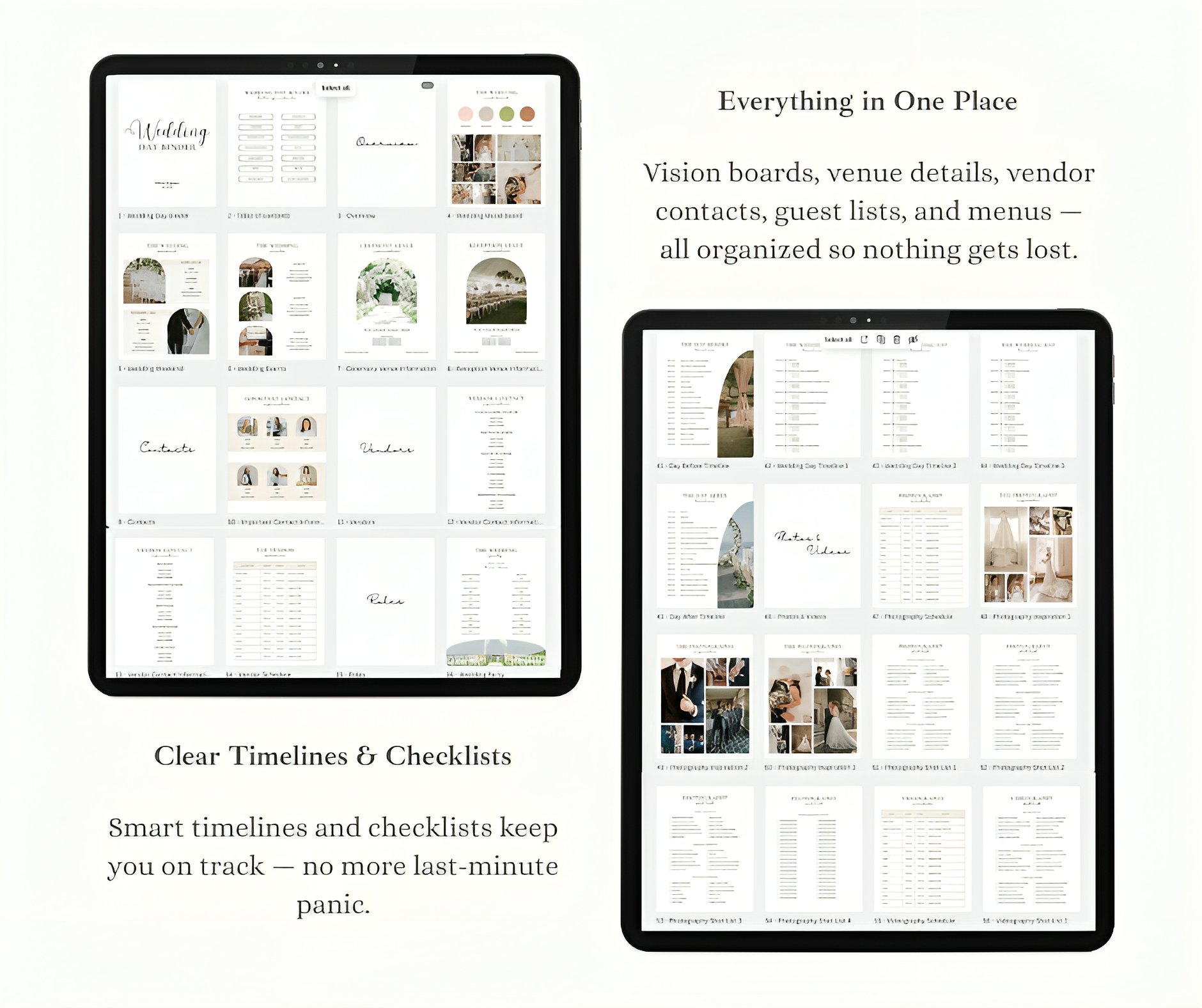 Wedding Binder on laptop